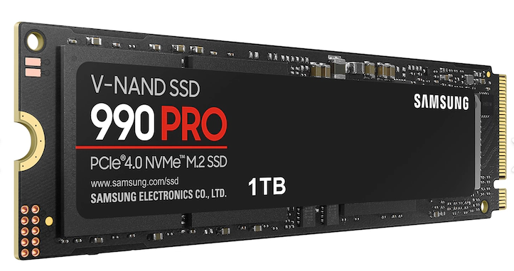 Samsung 990 PRO 1TB PCIe 4.0 x4 NVMe M.2 SSD 7450MB/s Okuma 6900MB/s Yazma Heatsink Soğutuculu (MZ-V9P1T0CW)
