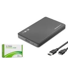 Hadron HDX1752S 2.5'' SATA III - USB 3.0 Micro-B Harici HDD/SSD Disk Kutusu - Siyah