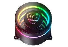 Cougar CGR‑PSDELRGB‑B 360 Poseidon Elite ARGB 360 mm All‑In‑One Sıvı Soğutucu Siyah – 360 mm Radyatör, 3×120 mm ARGB Fan, UTTERIGHT Fins, Intel LGA 115X/1200/1366/1700/1851 & AMD AM5/AM4/AM3/FM2 Platform Uyumlu
