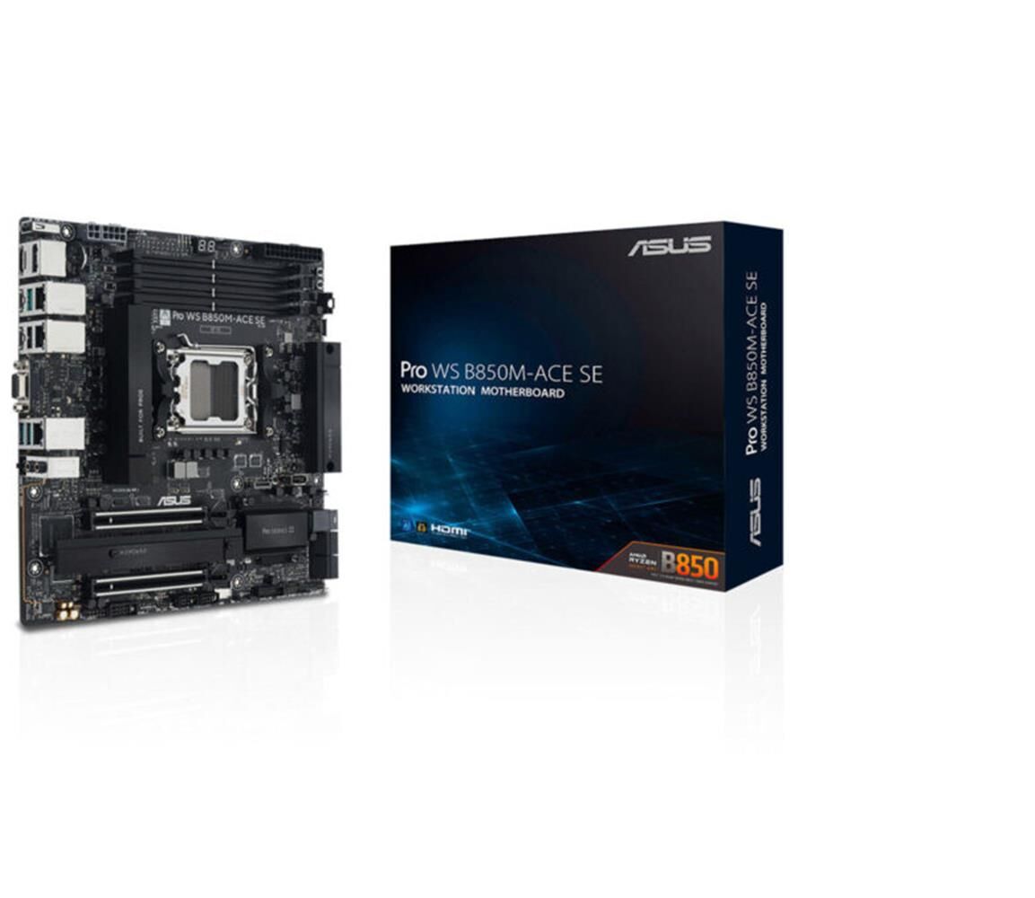 Asus Pro WS B850M-ACE SE AMD AM5 DDR5 Micro ATX Anakart