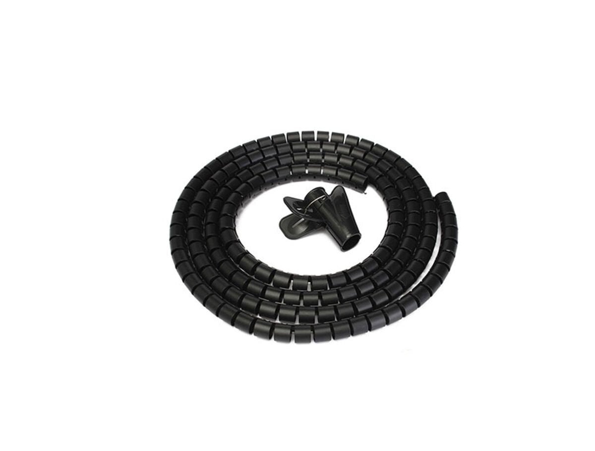 S-Link SL-197 28mm Çap, 20 Metre Siyah Spiral Kablo Düzenleyici - Toplayıcı