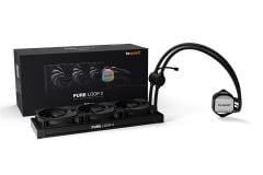 Be Quiet! Pure Loop 2 360 mm ARGB Intel/AMD CPU Water Cooler BW019 – 3×120 mm Pure Wings 3 PWM Fan, ARGB‑Pump, Refill Port, Siyah