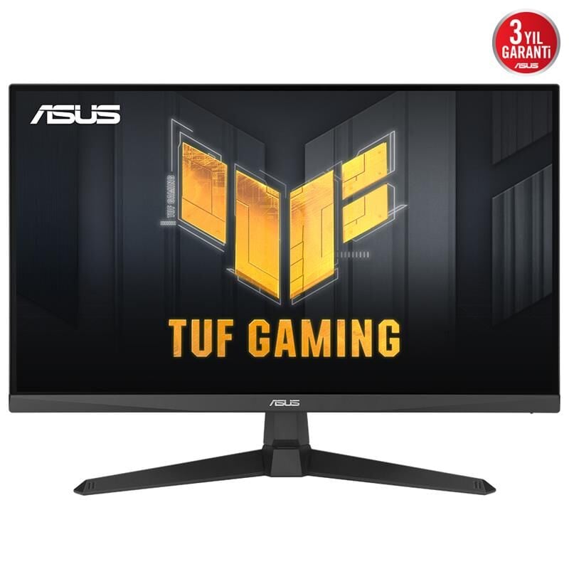 ASUS TUF Gaming VG279Q3A 27'' Fast IPS 1 ms (GTG) 180 Hz FreeSync Premium & G‑Sync Uyumluluk 99 % sRGB 2×HDMI 1×DisplayPort Entegre Hoparlör Flicker‑Free Düşük Mavi Işık VESA 100×100 Duvara Monte Siyah Oyun Monitörü