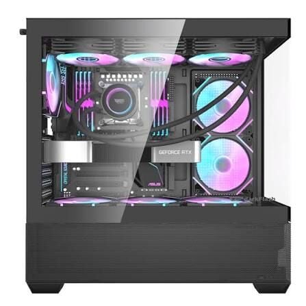 DarkFlash DS900AIR Siyah 650W 80+ Bronze 6 Fanlı ARGB Mid Tower Kasa