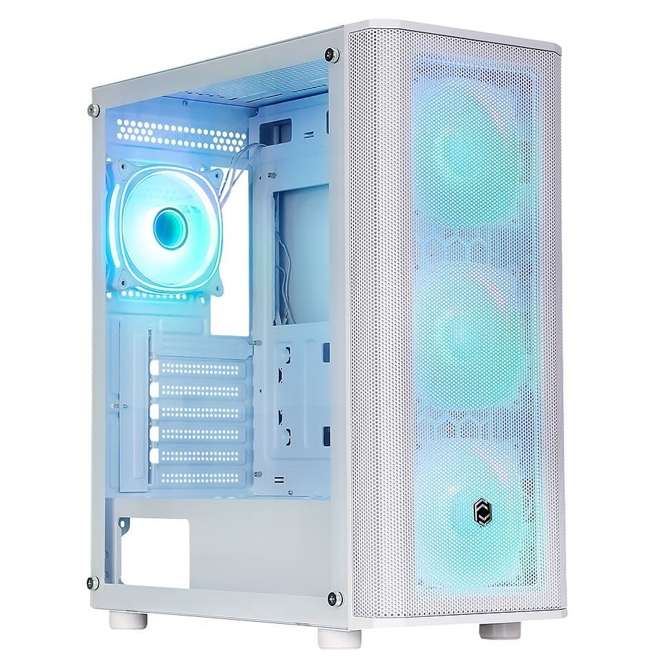 Frisby CM-106 650W 80 Plus Dahili Güç Kaynaklı ARGB Fanlı Mesh Ön Panel Beyaz ATX Oyuncu Kasası