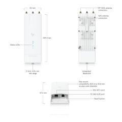 UBNT Wave MLO5 WiFi 7 , 5 Ghz 100 Km , 5+ Gbps , 10G SFP+ , 10GE Ethernet Pt