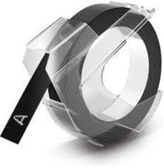 DYMO S0898130 Kabartma Şerit, 9 mm x 3 mt, Siyah