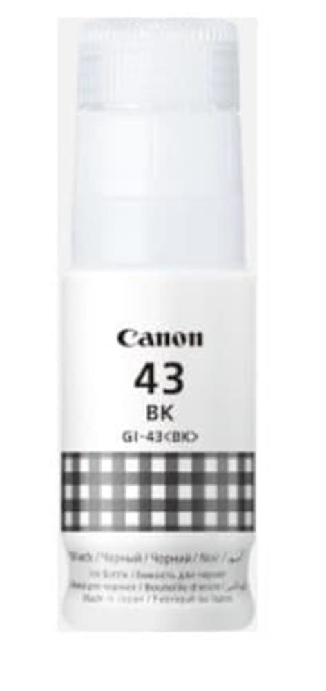 Canon GI-43BK Siyah (Black) Orijinal Mürekkep Şişesi - PIXMA G540 / G640 Uyumlu