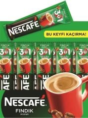 Nescafe 3ü1 Arada Fındıklı Hazır Kahve Karışımı 48 x 17 g (SKU: 12515292)