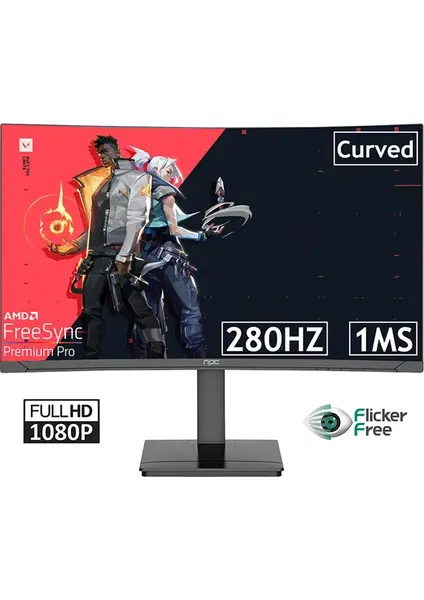 NPC 27'' MD2729-K3 Curved 280Hz Monitör 1ms