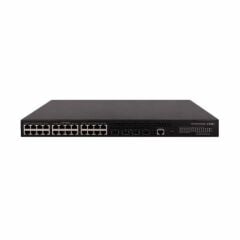 H3C LS‑5120V3‑28P‑PWR‑LI‑GL 24x 1 GbE PoE+ 30 W + 4x 1 Gb SFP + 1x Konsol Portu • PoE 185 W • Layer 2/3 Yönetilebilir Rackmount Switch