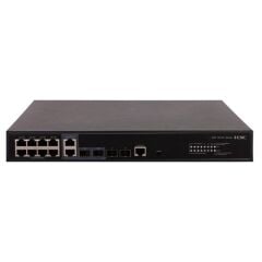 H3C 9801A1NC LC‑5130S‑12TP‑HPWR‑EI‑GL L2+ 8×10/100/1000 Gigabit PoE+ Port 125 W + 2×RJ45/2×1 G SFP Combo Port + 1×Console Port Yönetilebilir Switch (Energy‑Efficient)