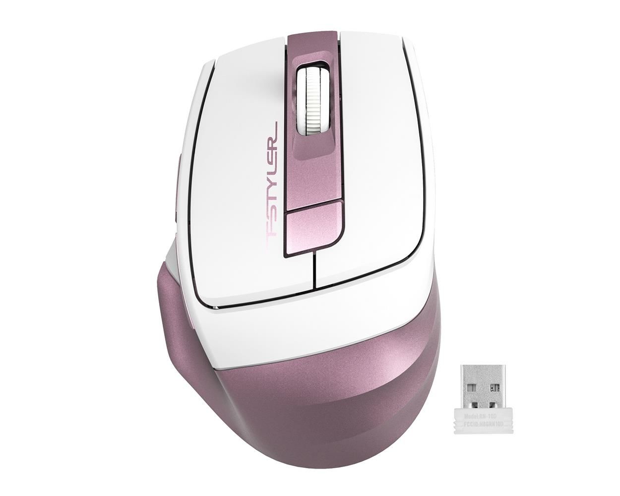 A4 Tech FG35 Pembe Nano Kablosuz Optik 2000 DPI Mouse