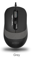 A4 Tech FM10 USB Fstyler Gri Optik 1600 DPI Mouse
