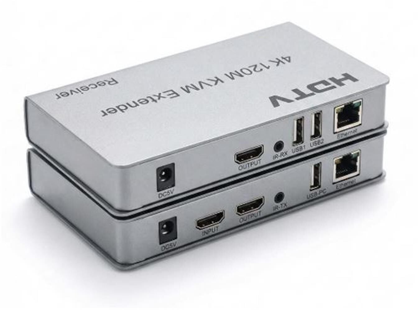 ENKADO EKD-HE120KVM 4K 120 Metre HDMI + USB KVM Extender Cat6/Cat6a Uzatma Seti