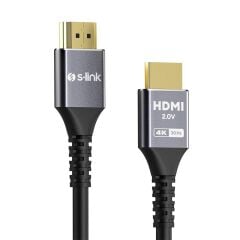 S-link SW-SGG039 HDMI TO HDMI 15m 19+1 Metal v2.0 4K (4096-2160) 30Hz Hdmi Kablo