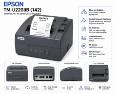 EPSON TM-U220IIB (142): Ethernet, PS, NE sensor, EDG Fiş Yazıcı