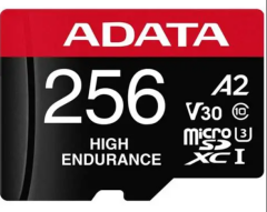 Adata 256GB High Endurance microSDXC 4K U3 V30 A2 Hafıza Kartı