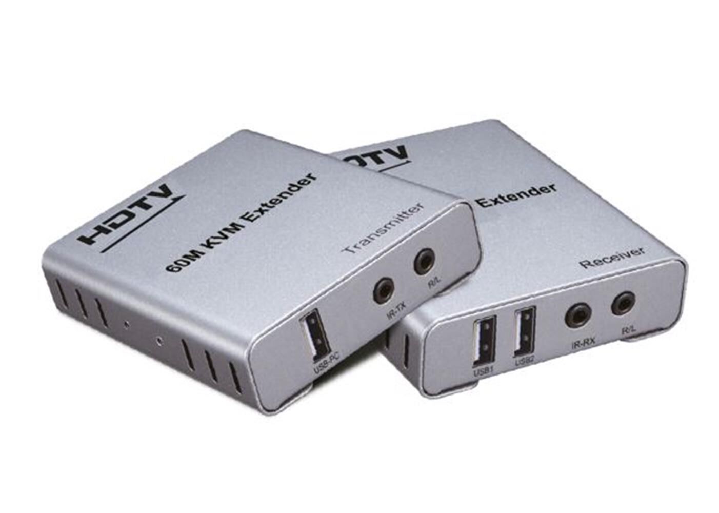 ENKADO EKD-HE60KVM 1080P 60 Metre HDMI + USB KVM Extender Cat6/Cat5e Uzatma Seti