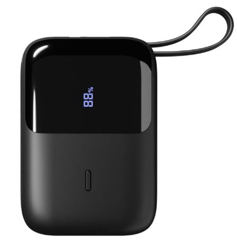 S-link P109M 10.000mAh 20W PD Hızlı Şarj Destekli LCD Göstergeli Powerbank - Siyah