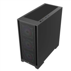 PowerBoost PB‑P1600B USB 3.0 Mesh ARGB Fanlı Gaming Siyah Midi‑Tower E‑ATX Destekli Kasa (Güç Kaynağı Yok)