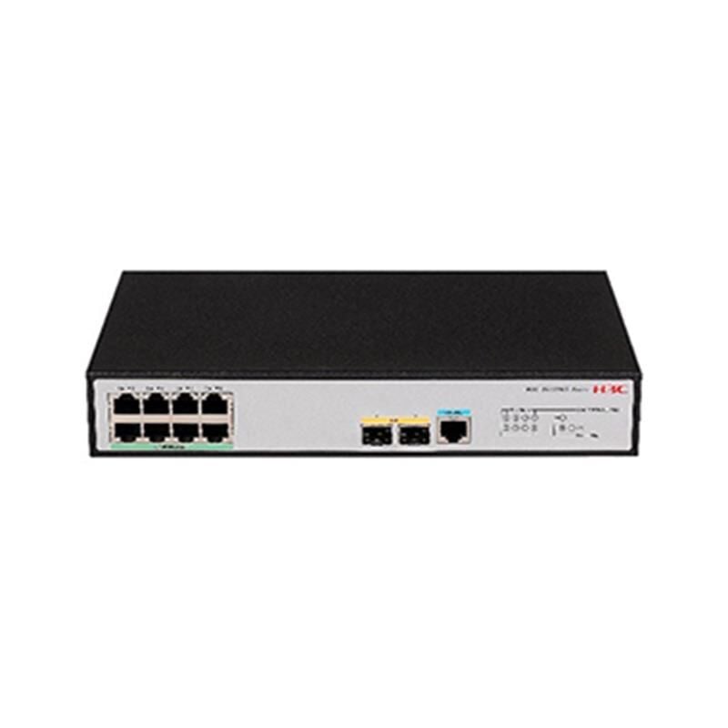 H3C 9801A41P S5120V3‑10P‑PWR‑LI 8×10/100/1000 Gigabit PoE+ Port 125 W + 2×1 G SFP + 1×Console Port Yönetilebilir Rackmount Switch