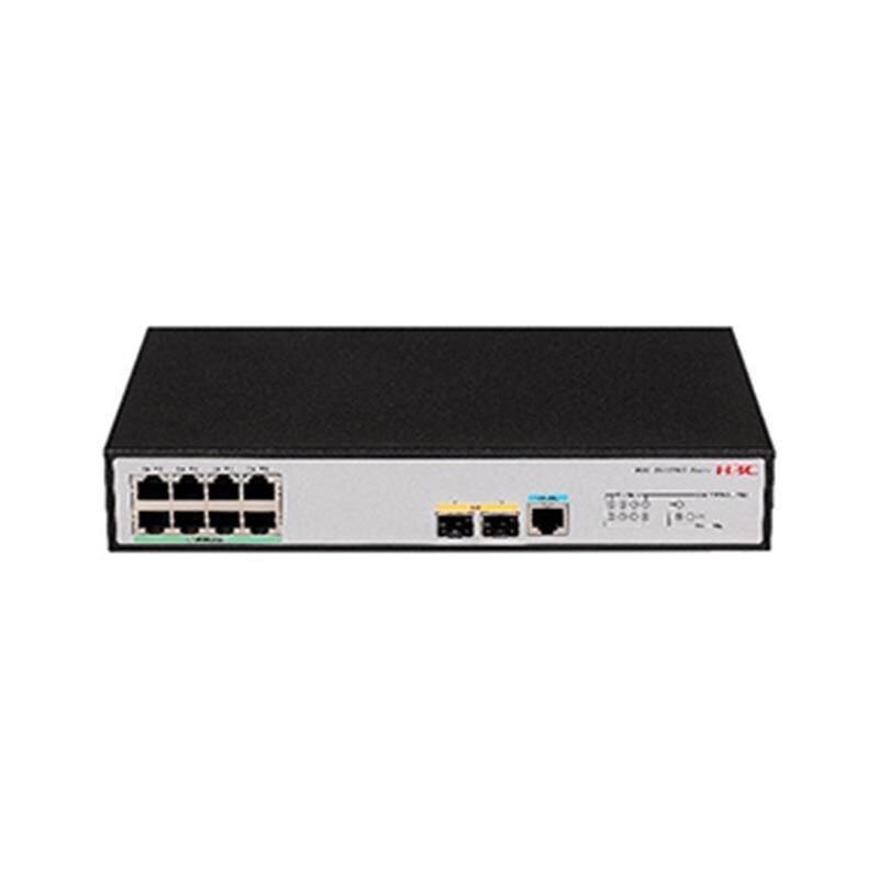 H3C 9801A41P S5120V3‑10P‑PWR‑LI 8×10/100/1000 Gigabit PoE+ Port 125 W + 2×1 G SFP + 1×Console Port Yönetilebilir Rackmount Switch