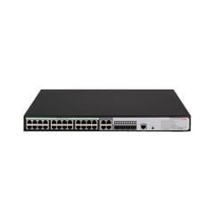 H3C 9801A40V S5120V3‑28P‑HPWR‑LI 24×10/100/1000 Gigabit PoE+ Port 370 W + 4×1 G SFP + 4×GE Combo Port 1×Console Port Yönetilebilir Rackmount Switch
