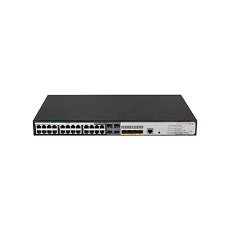 H3C 9801A41J S5120V3-28S-HPWR-LI 24 Port Gigabit + 4x10GB SFP+ + 1xConsole Port Yönetilebilir 370W PoE Rackmount Switch
