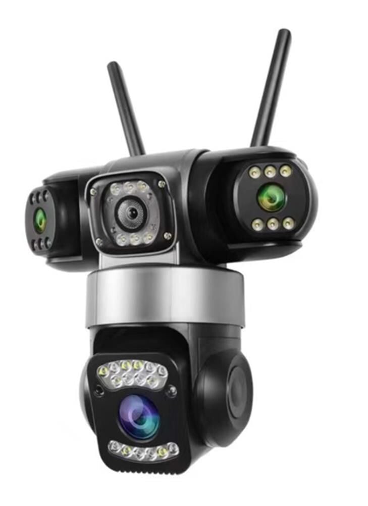 O-Kam 6030 3 Lensli 4K UHD Wi-Fi Pan-Tilt-Zoom (PTZ) Dış Mekan Güvenlik Kamerası