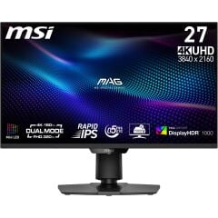 MSI 27'' MAG 274UPDF E16M Flat RAPID IPS 0.5ms Adaptive-Sync Pivot Siyah UHD Monitör