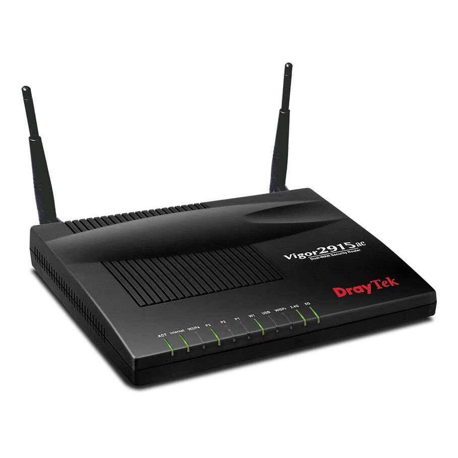 DrayTek Vigor 2915ac Dual-WAN Load Balancing VPN Security Kablosuz Router