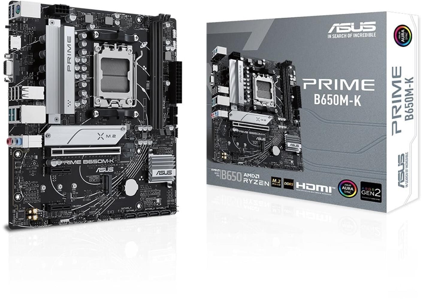 Asus Prime B650M-K AMD B650 AM5 Soket DDR5 6400MHz (OC) mATX Anakart