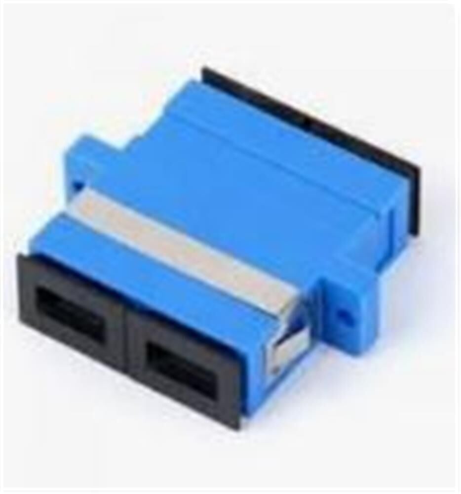 Teldata SC-UPC Singlemode (SM) Duplex Fiber Optik Adaptör - Mavi (Blue)