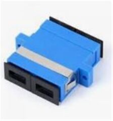 Teldata SC-UPC Singlemode (SM) Duplex Fiber Optik Adaptör - Mavi (Blue)