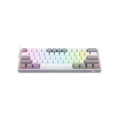 REDRAGON K617 FIZZ RGB RED SWITCH MEKANİK OYUNCU KLAVYESİ BEYAZ/GRİ