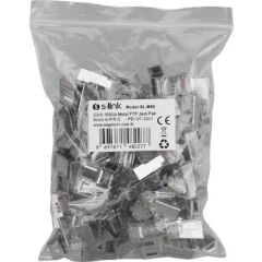 S-LINK SL-M66  Cat6 FTP Metal Jack 100'lü Paket