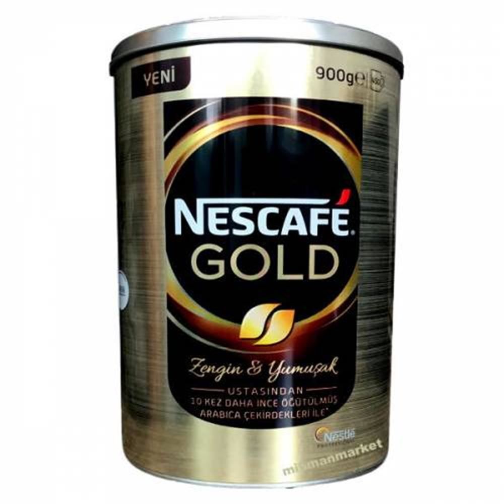 Nescafe Gold Signature 900 g Teneke Kutu Hazır Kahve (SKU: 12456216 / 12584221)