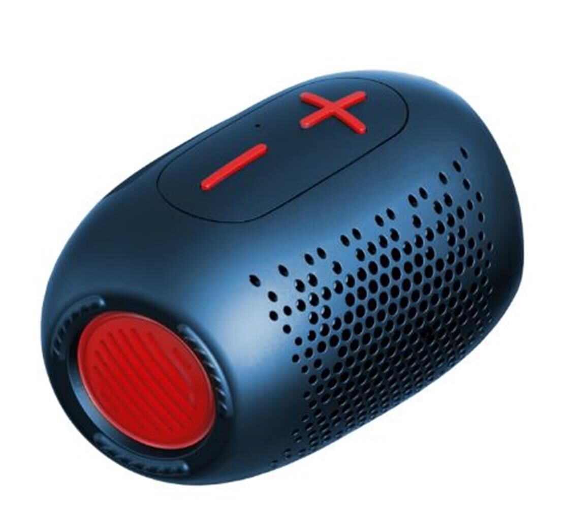 Mikado MD-50BT Harmony 1200mAh 5W Mavi Kırmızı USB, TF, TWS, Bluetooth Destekli Taşınabilir Speaker
