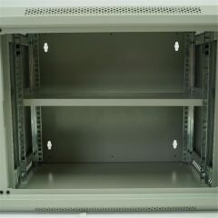 Racksan ML-6409S 9U Duvar Tipi Siyah Kabinet (Raf + Fan + Priz Dahil Slim/Eco Set)