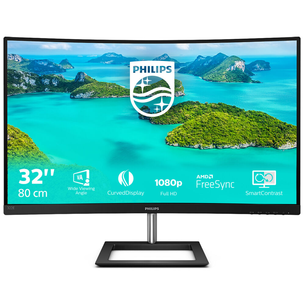 Philips 31.5'' 322E1C/00 Curved LED Monitör 4ms