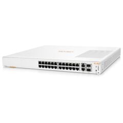 HPE Aruba Instant On 1960 JL807A 24×10/100/1000 Mbps PoE+ + 2×10 GbE SFP+ + 2×10 GBASE-T Uplink L2+ Rackmount Switch 370 W PoE