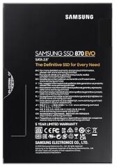 Samsung 870 EVO 1TB 2.5'' SATA SSD – 560MB/s Okuma / 530MB/s Yazma