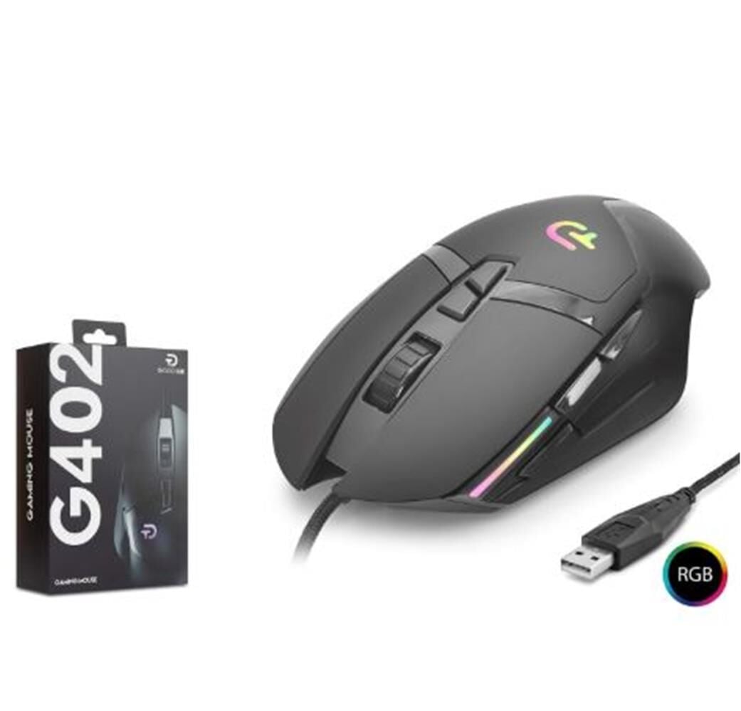 GOOD PRO G402 RGB Gaming Mouse 7200 DPI 7 Tuş 1000Hz Siyah