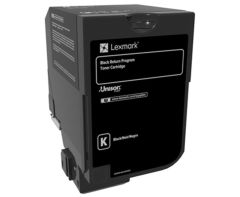 Lexmark CS720 CS725 CX725 Siyah (Black) Standart Kapasite Toner Kartuşu (74C50K0)