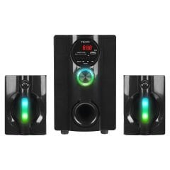 MIKADO MD-95BT 2+1 20W Siyah Multimedya FM/BT/SD/USB Speaker Hoparlör