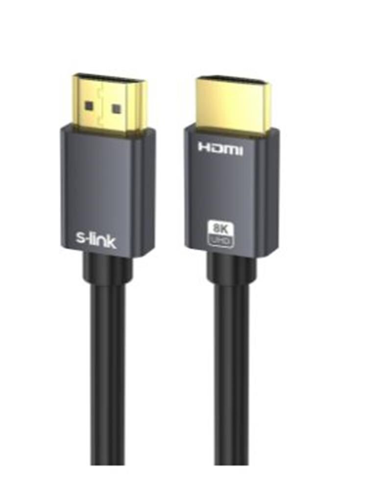 S-link SL-HM8K080 HDMI TO HDMI 80m v2.1 8K60 HZ 4K 120HZ Fiber Kablo