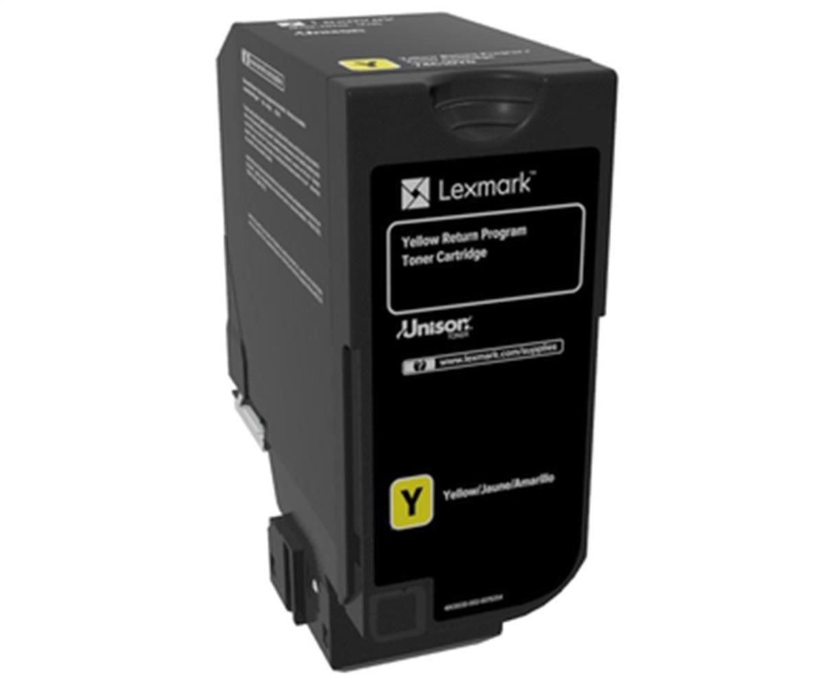 Lexmark 74C50Y0 Yellow (Sarı) Orijinal Lazer Toner - CS720 / CS725 / CX725 (3.000 Sayfa)