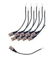 Good Bnc Kablolu Konnektör 10’lu Paket (10 x Hazır BNC + DC Power Jack Kablolu Konnektör, 33 cm Siyah Kablo, CCTV Güvenlik Kamera Bağlantısı)
