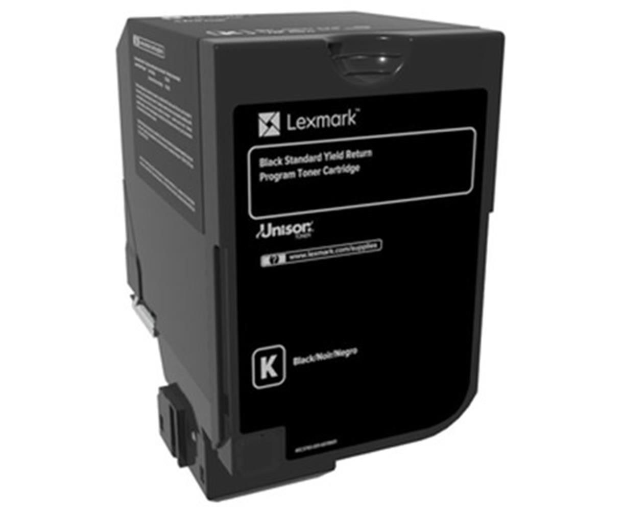 Lexmark 74C5SK0 Black (Siyah) Standart Kapasiteli Lazer Toner Kartuşu (7.000 Sayfa)